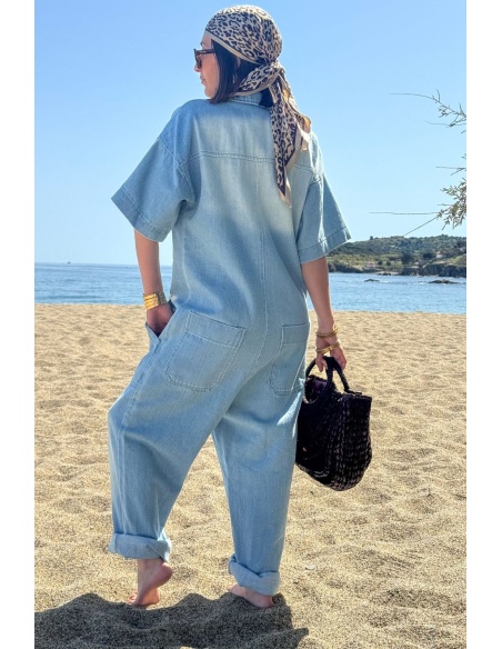 Foulard Léopard Beige JAVANA - Élégance et Style Chic