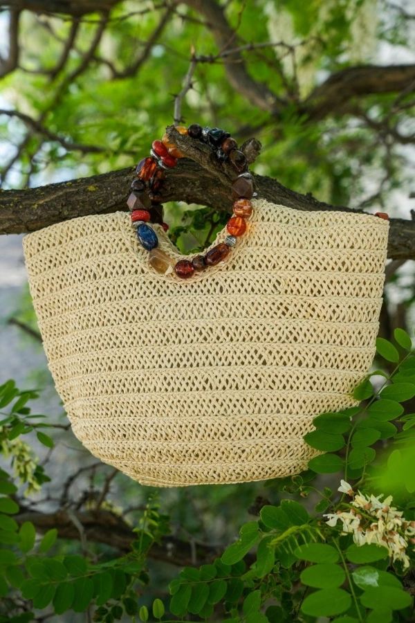 Cabas Ecru Perle TENERIFE