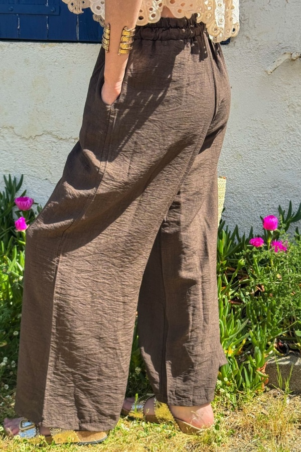 JUSA Leichte braune Hose 2