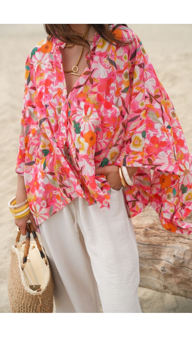 LACHSBLUMENBLUSE: Schicke Blumenblusen für Sie