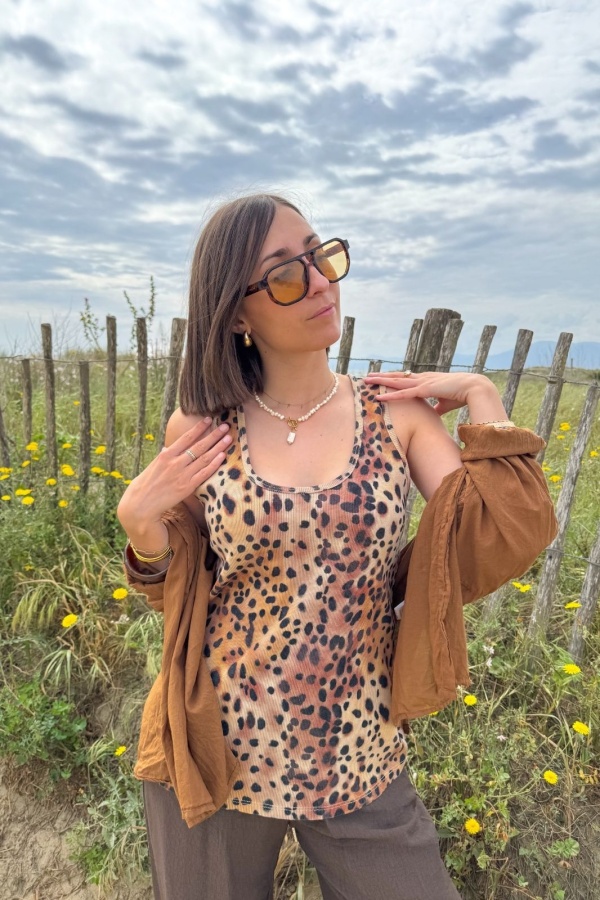 Banditas Leopard Tank Top BURNSIDE 2