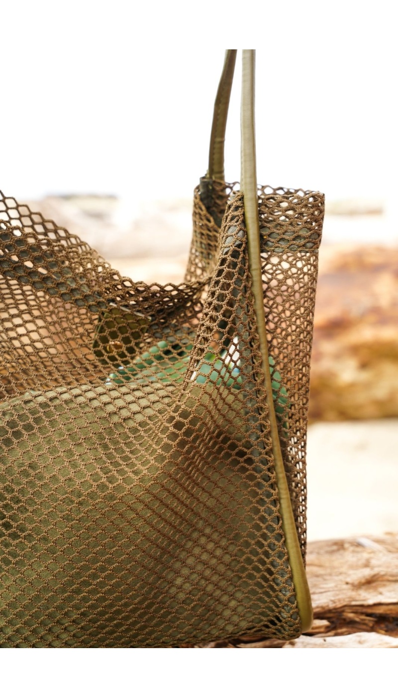 SAC FEMME FILET KAKI