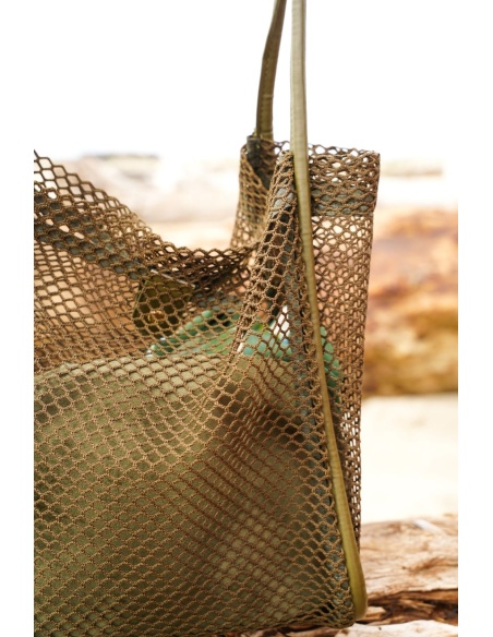 SAC FEMME FILET KAKI