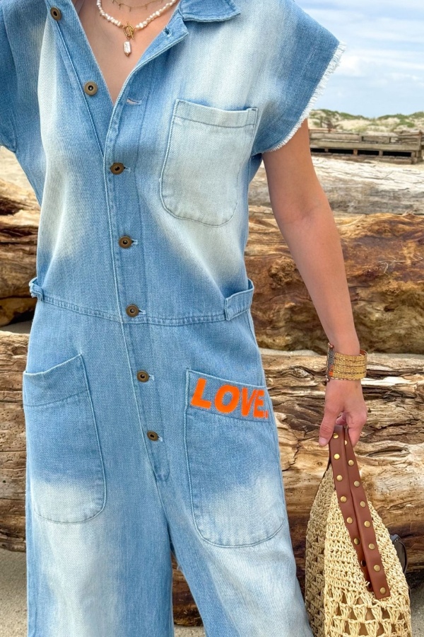 Tuta in denim Banditas ROSALAND 2