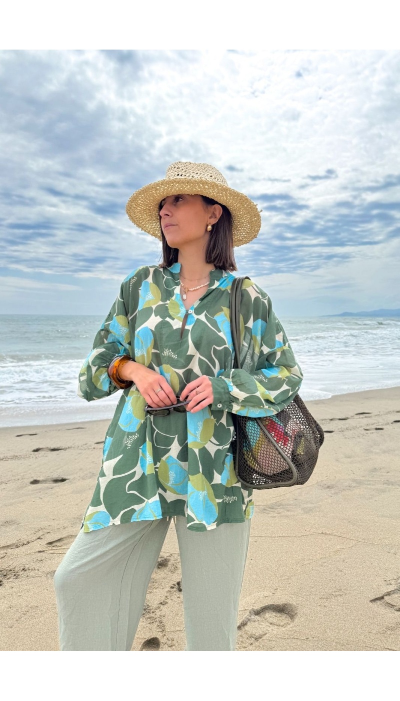 BLOUSE FLEUR FOREST