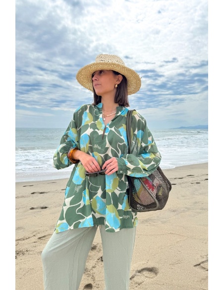 BLOUSE FLEUR FOREST