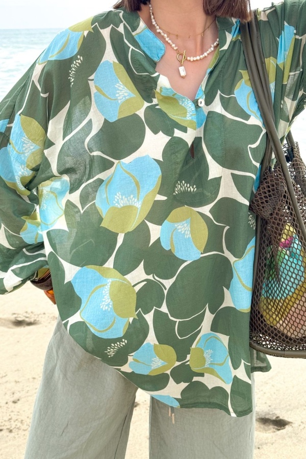 BLOUSE FLEUR FOREST 2