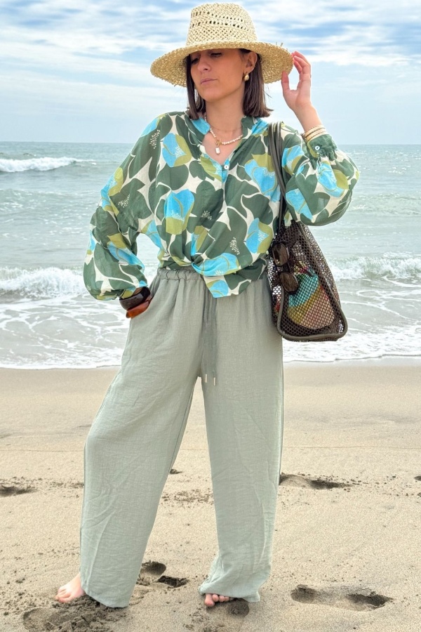 PANTALONS VILLE FEMME  KAKI