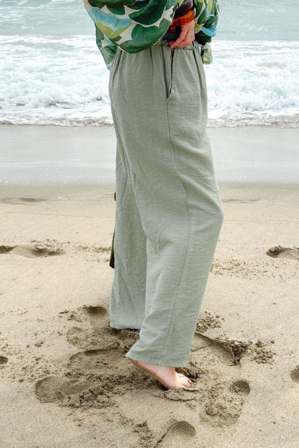 PANTALONS VILLE FEMME  KAKI 2