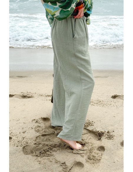 PANTALONS VILLE FEMME  KAKI