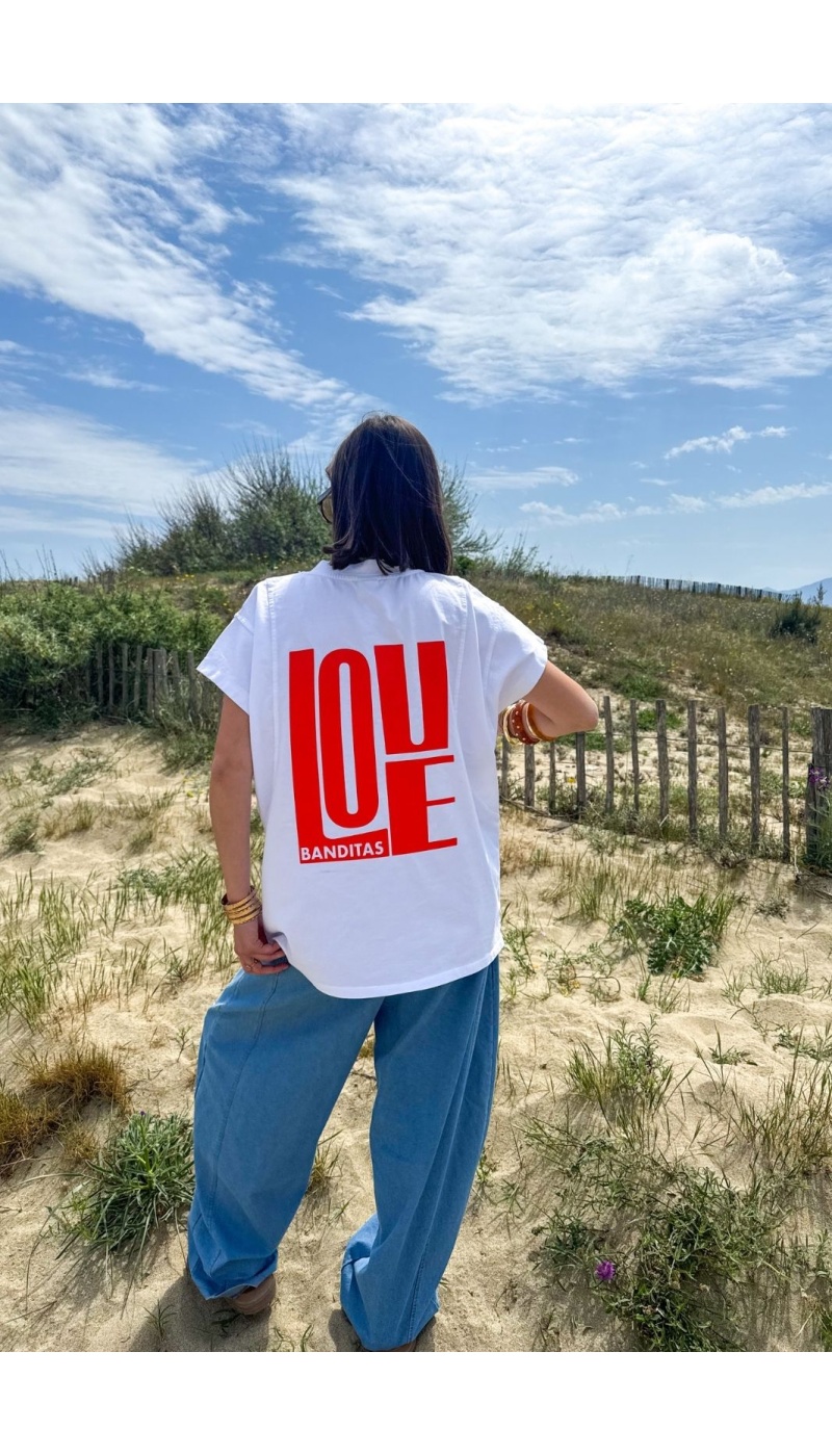 TOP FEMME LOVE ROUGE