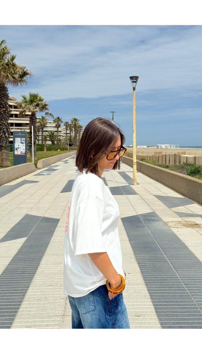 Camiseta Banditas Orange Heart CAKETIN – Conforto elegante para você