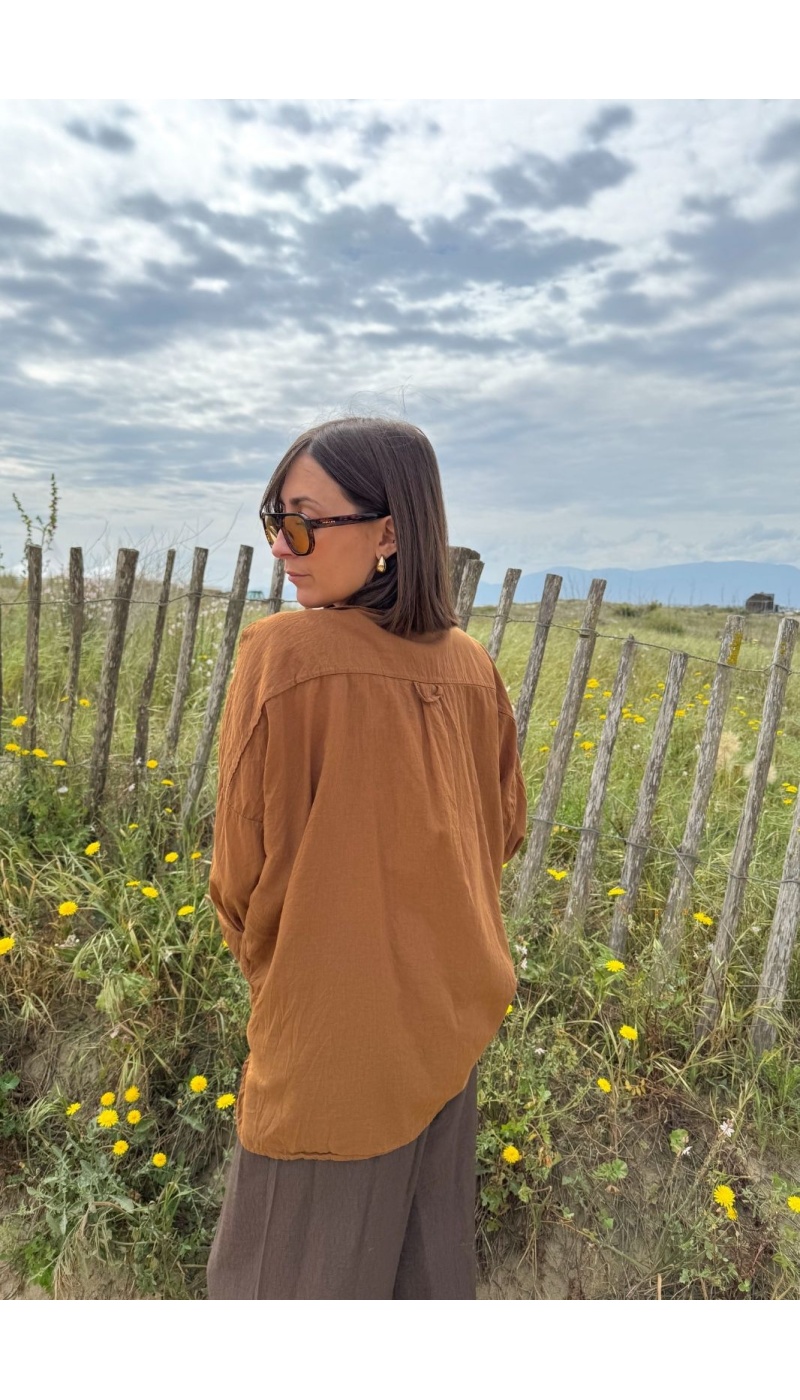 Camicetta Camel Banditas AGATA - Top chic ed elegante