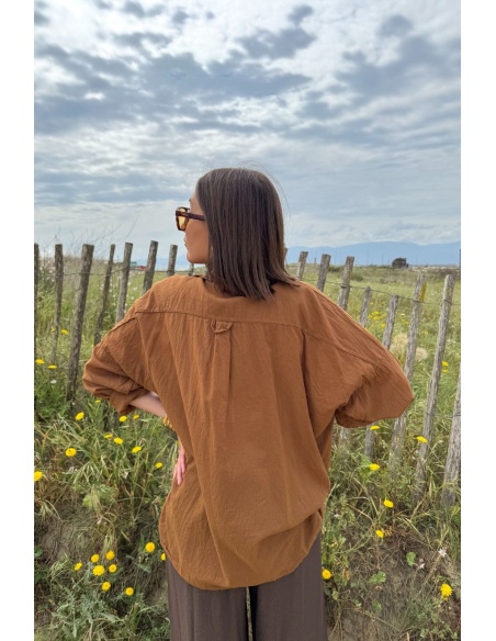 Camicetta Camel Banditas AGATA - Top chic ed elegante