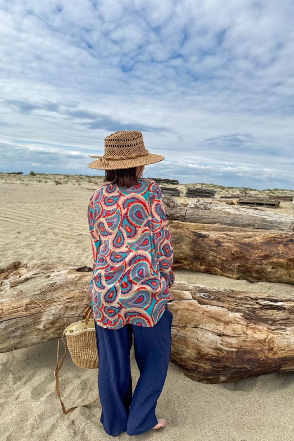 BLOUSE COOL TURQUO - Confort Élégant pour Toutes les Occasions 2