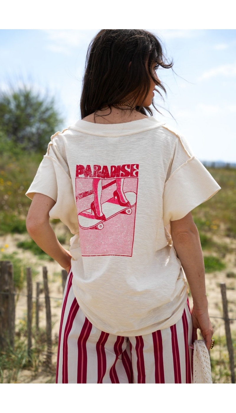 T-shirt Paradise Banditas LIRIO - T-shirt chic da donna