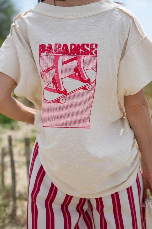 Camiseta Paradise Banditas LIRIO - Camiseta chic para mujer 2