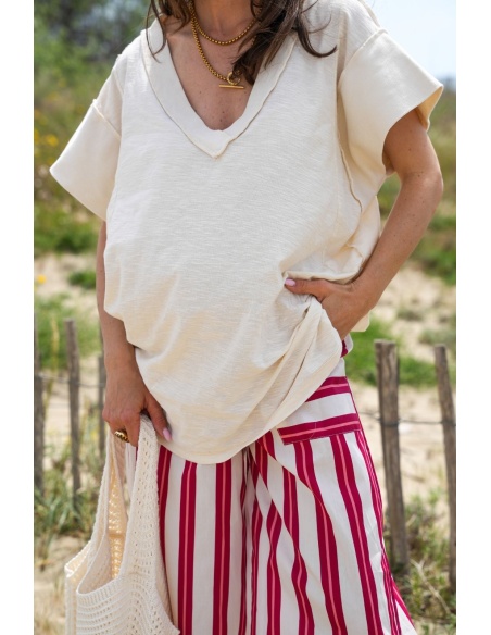 Camiseta Paradise Banditas LIRIO - Camiseta chic para mujer