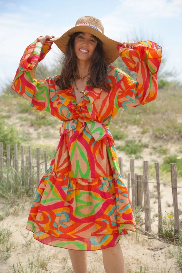 Robe Courte Multi Banditas WIND - Élégance et Confort