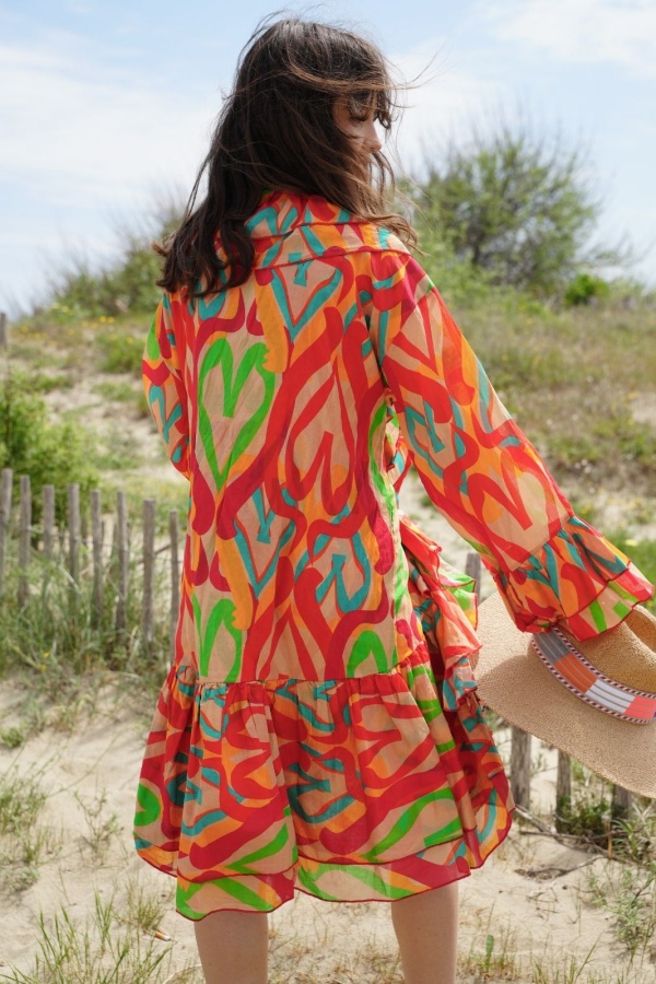 ROBES FEMME COEUR ROUGE 2