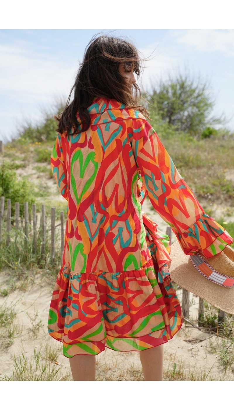 ROBES FEMME COEUR ROUGE