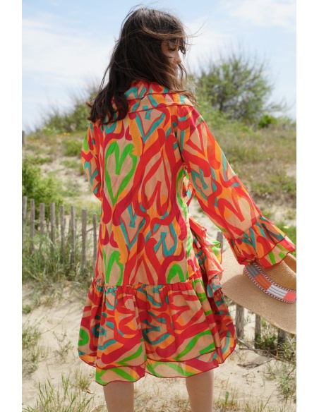 Vestido Curto Multi Banditas WIND - Elegância e Conforto