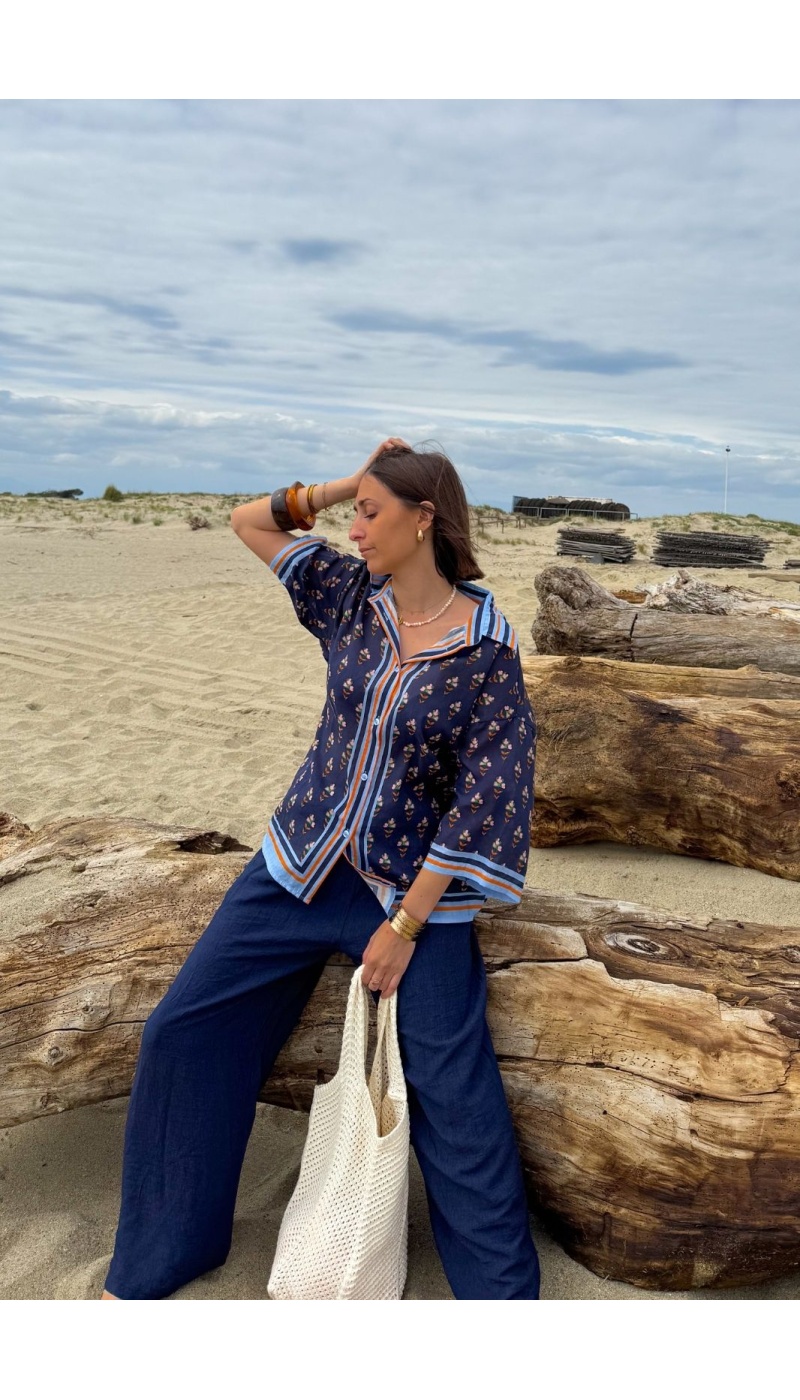 CHEMISIER FLERUS MARINE