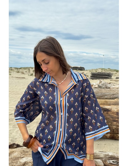 CHEMISIER FLERUS MARINE