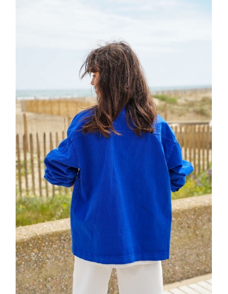 Blaue Jacke Pankou Banditas ALBANU