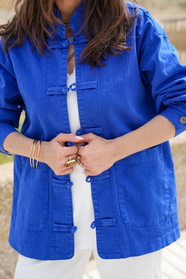 Veste Bleu Pankou Banditas ALBANU