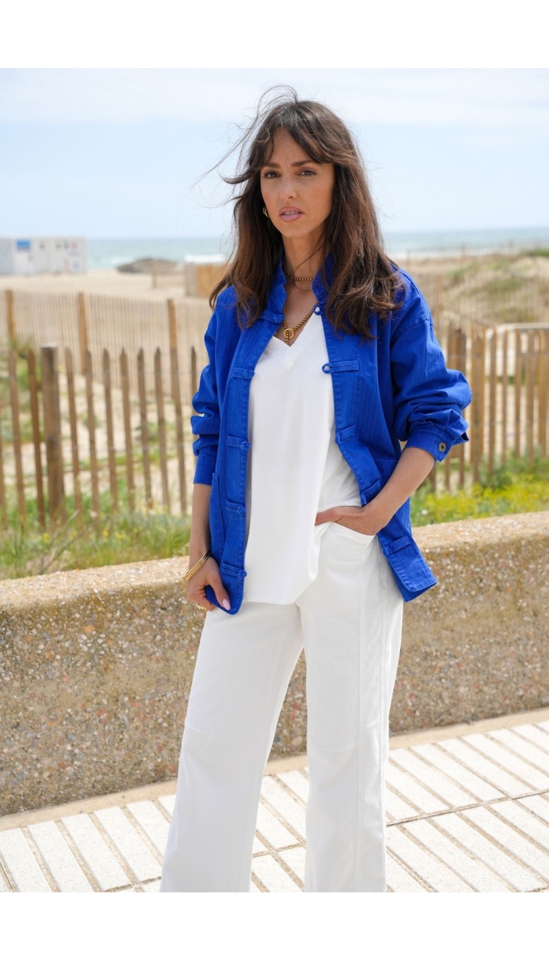 new2000  ECRU PANTALON FEMME