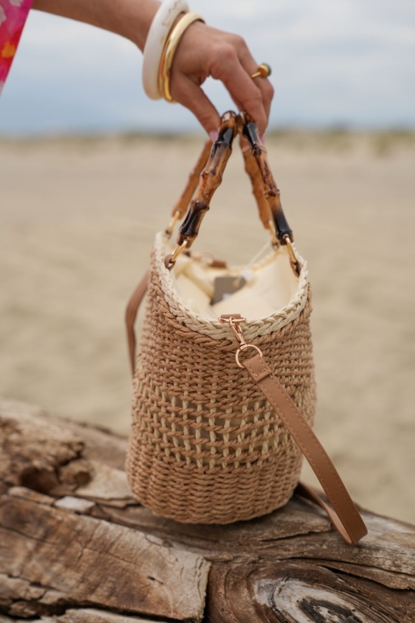 PAXOS Beige Mini-Einkaufstasche 2