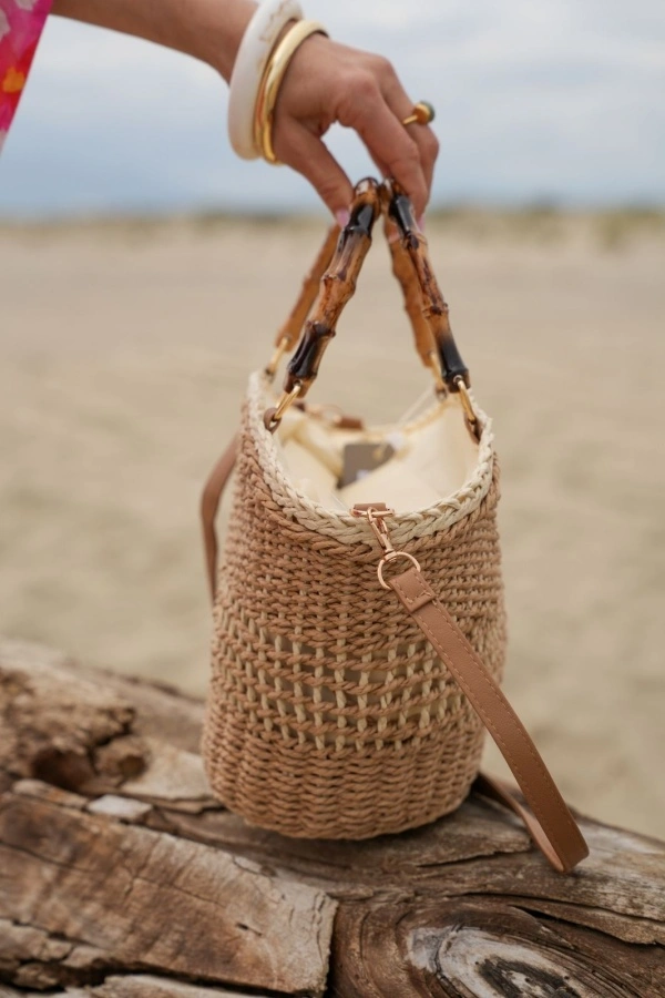 Sac Mini Cabas Beige PAXOS 2