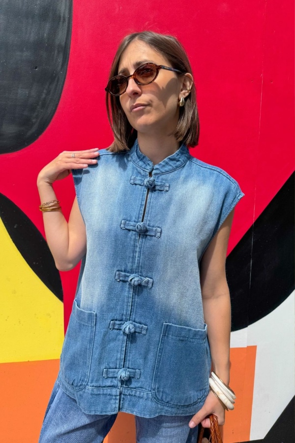 WOMEN'S JEANS JACKETS SSMANC DENIM 2