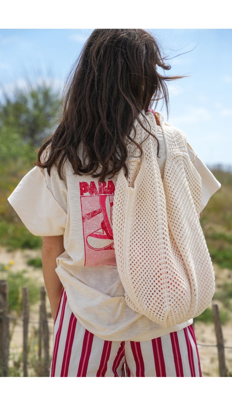 Sac Crochet Ecru LIVIA