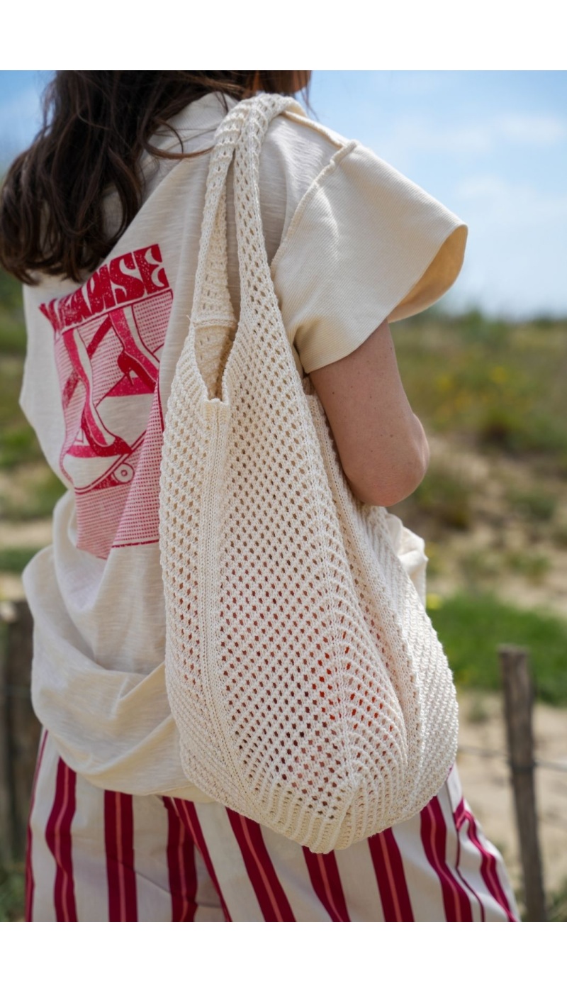 Sac Crochet Ecru LIVIA
