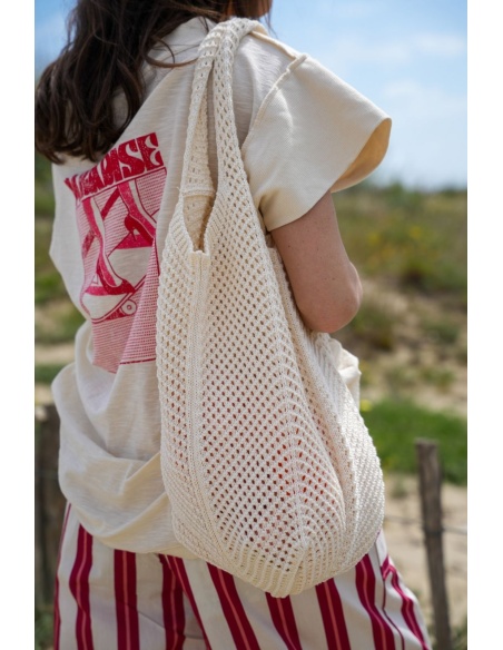 Sac Crochet Ecru LIVIA