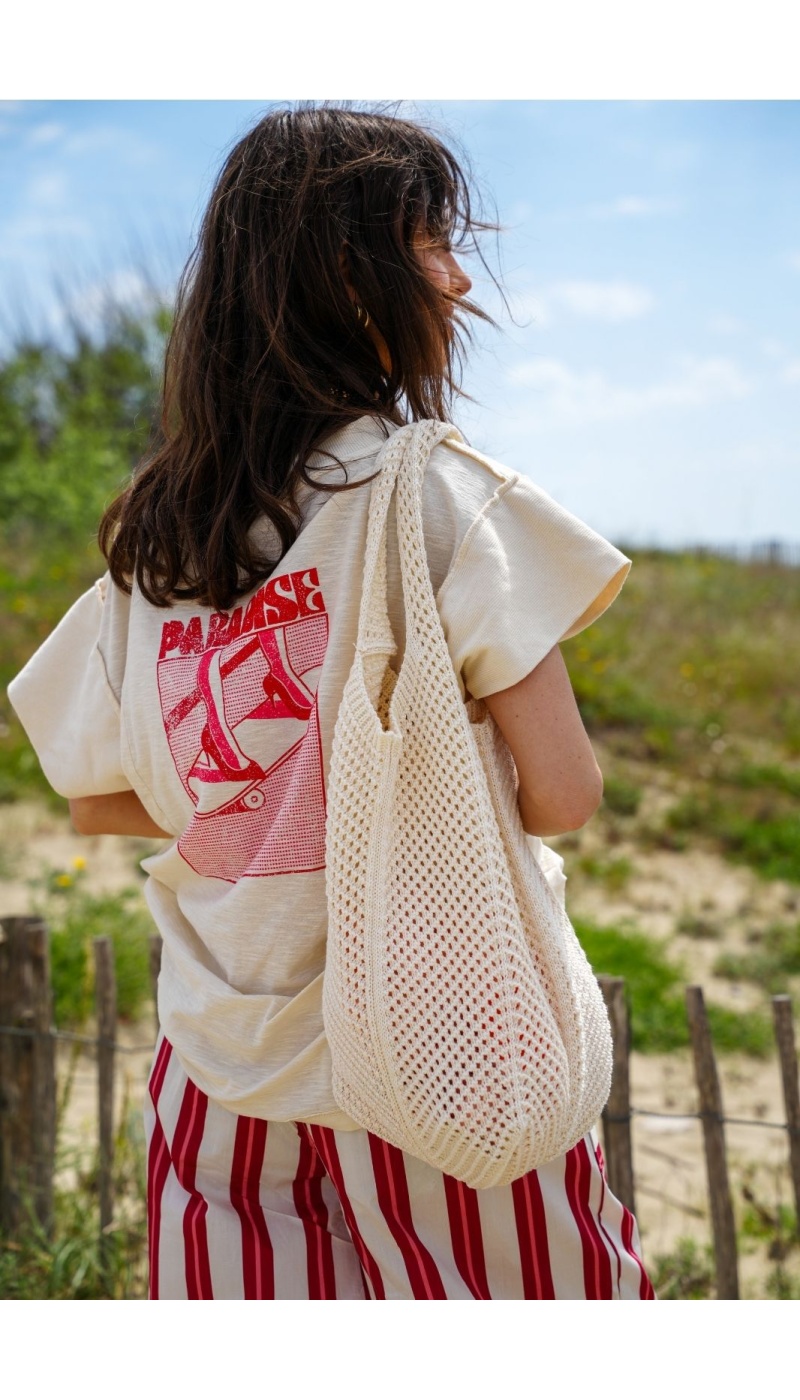 Sac Crochet Ecru LIVIA
