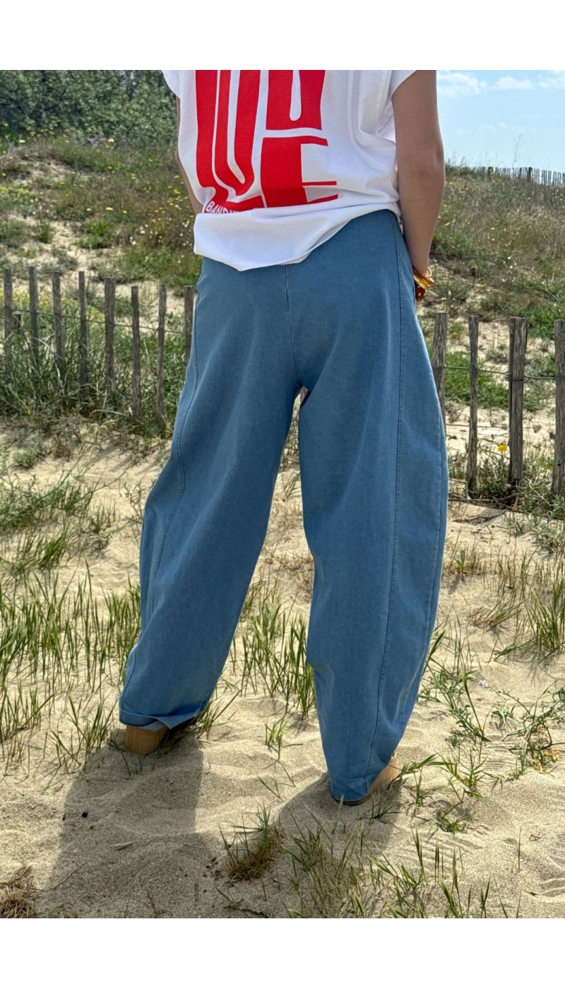 PANTALON FEMME CLOU DENIM
