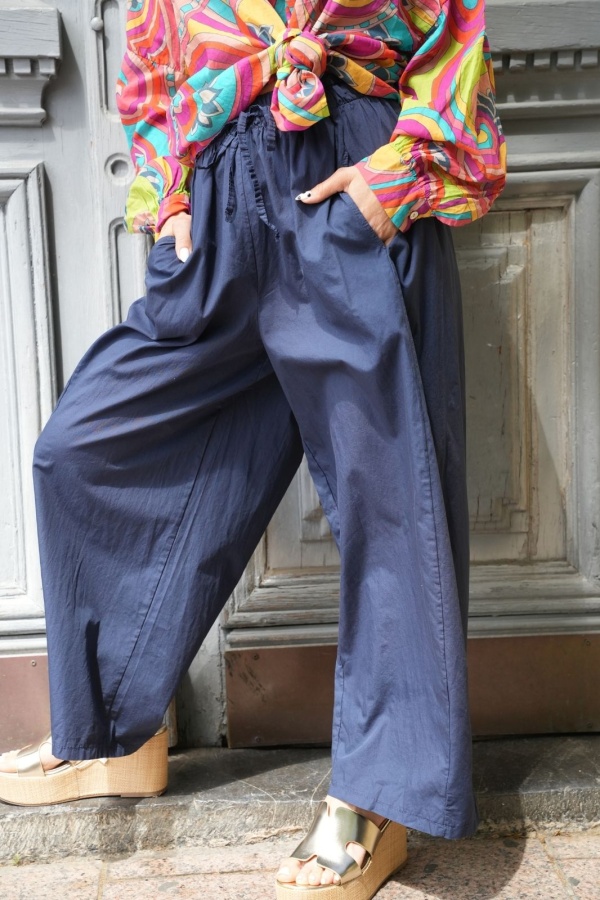 Pantalon Large Marine FLORENCIA