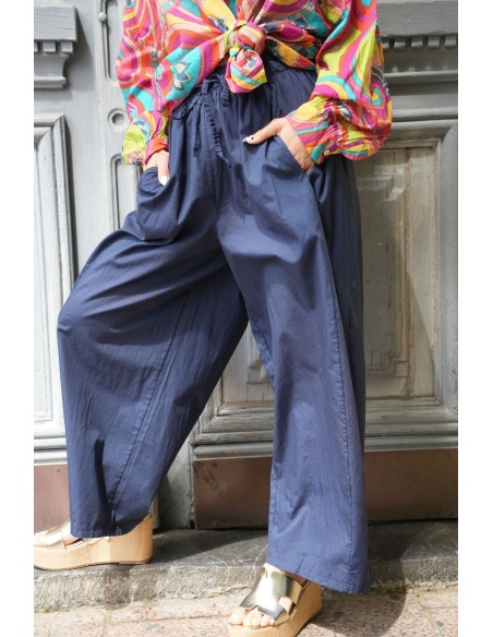 Pantalon Large Marine FLORENCIA