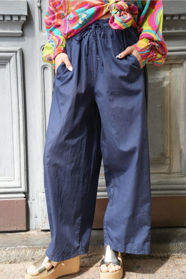 Pantalon Large Marine FLORENCIA 2