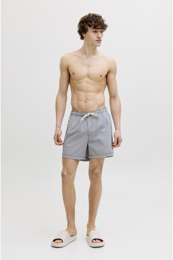 Short De Bain Rayures Navy Blazer JPSTMAUI