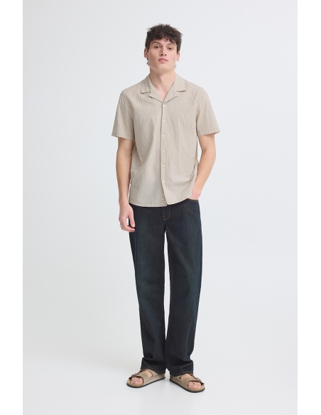 Chemise Carreaux Beige BHBARNY