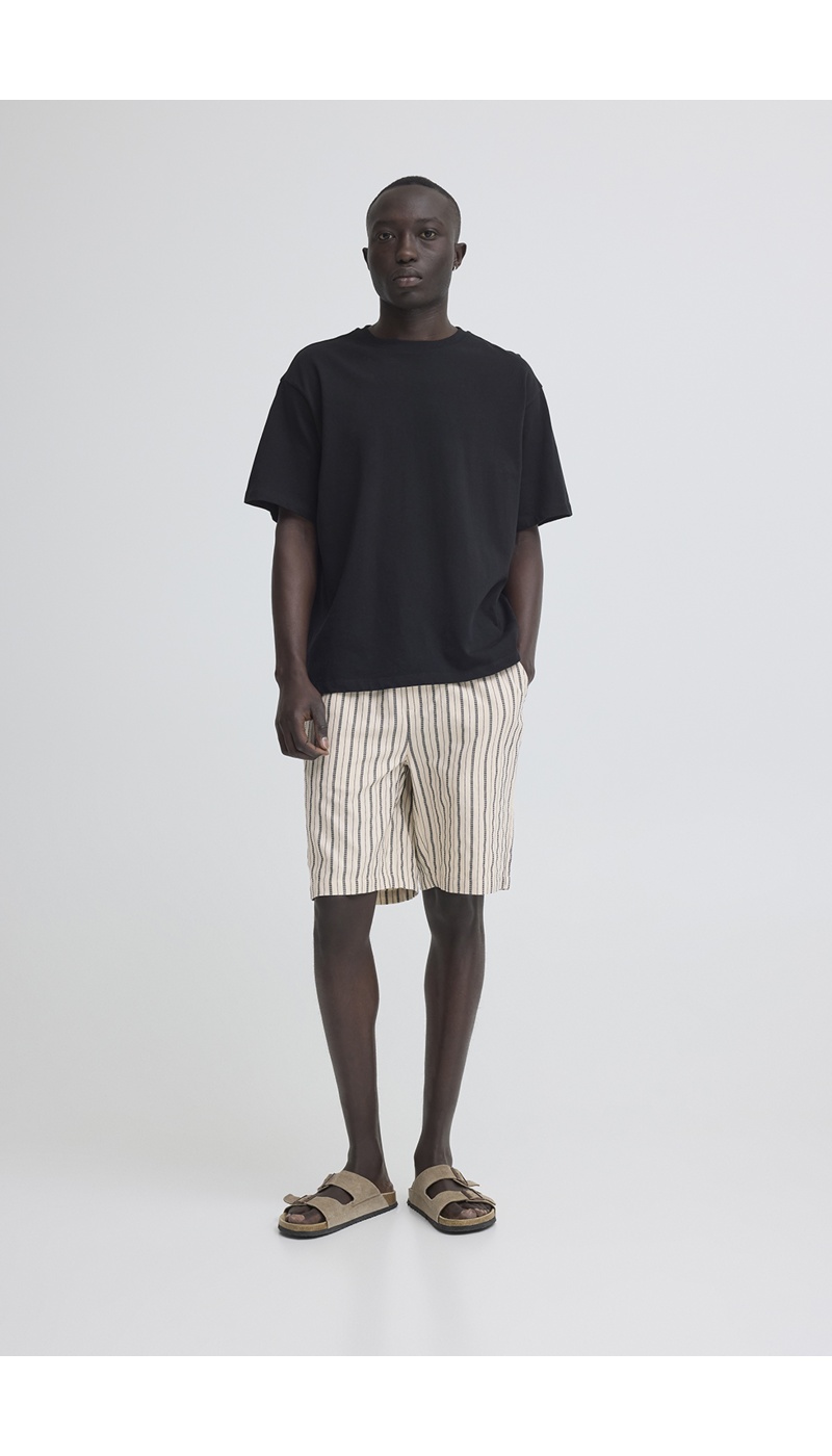 SHORTS STAMPATI BEIGE DA UOMO