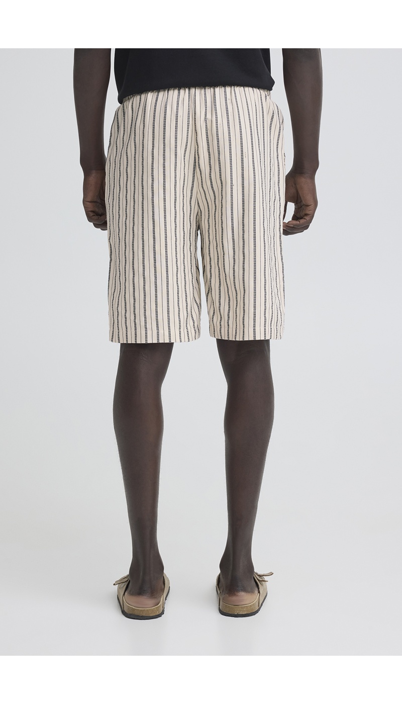 SHORTS STAMPATI BEIGE DA UOMO