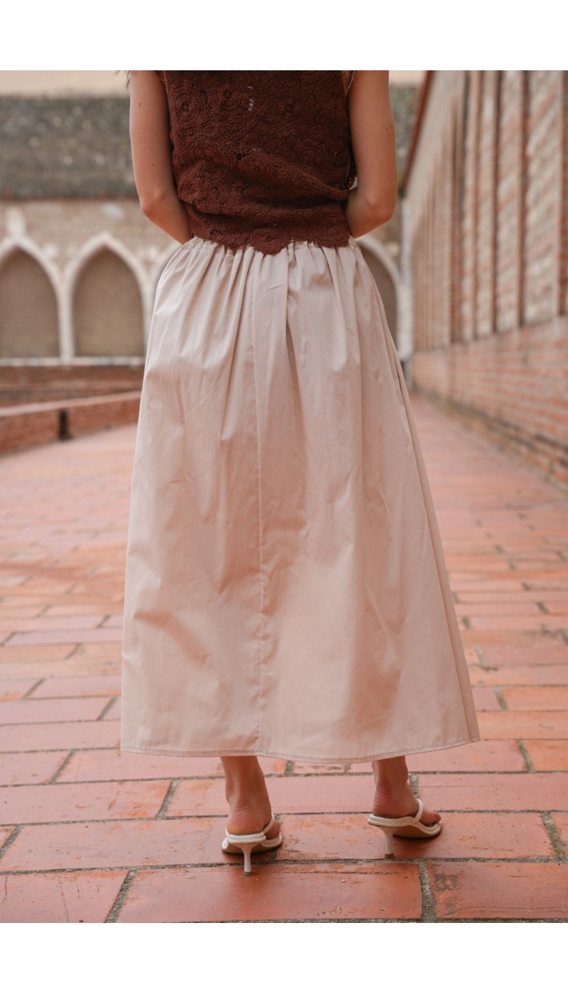 JUPES FEMME UNI BEIGE E26