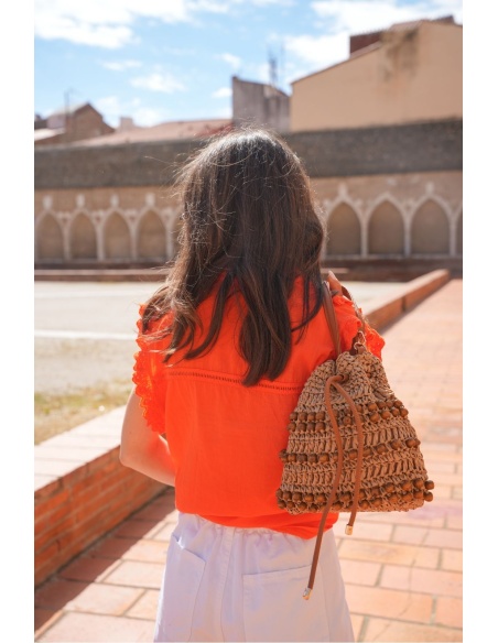 SAC FEMME PERLE BEIGE