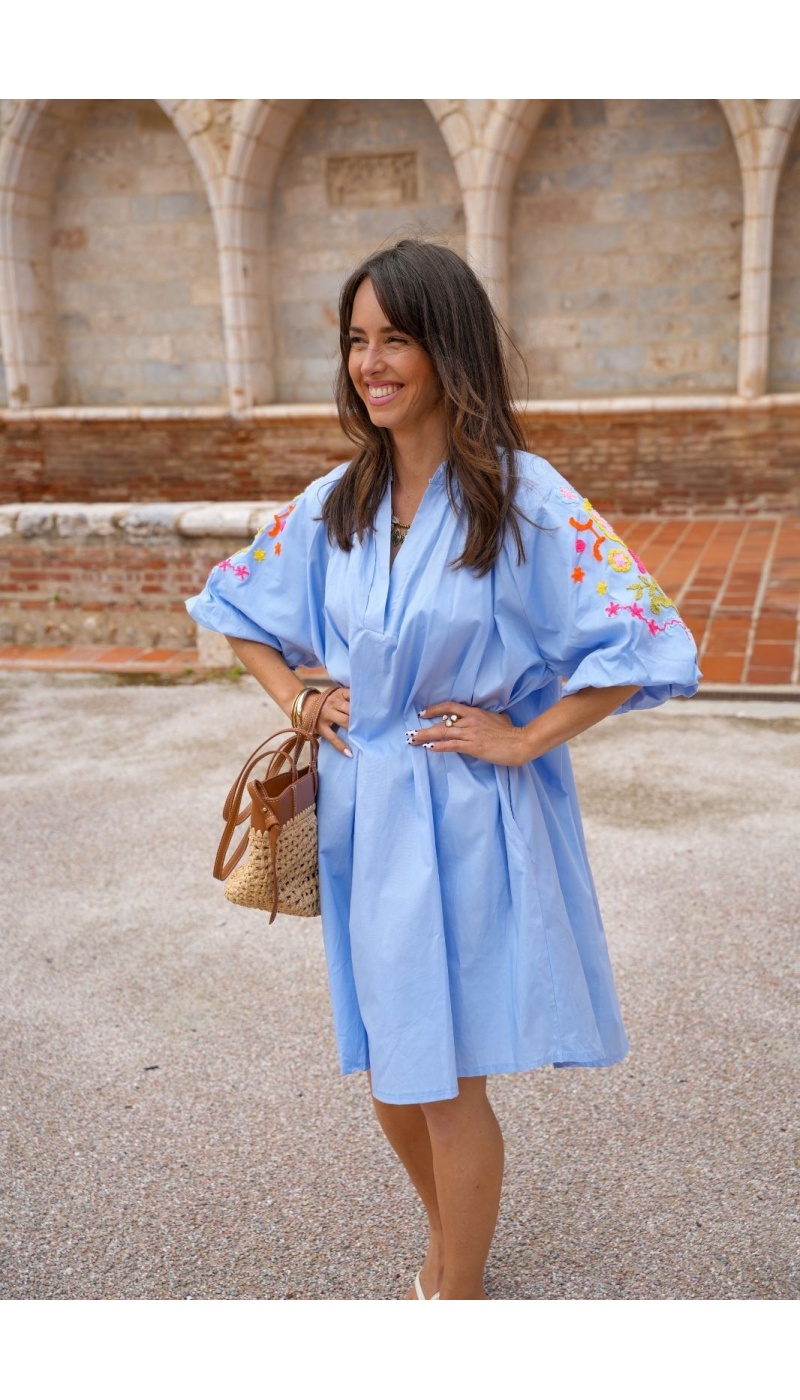 ROBES FEMME BRODE CIEL E26