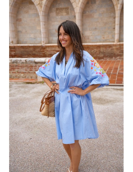 ROBES FEMME BRODE CIEL E26